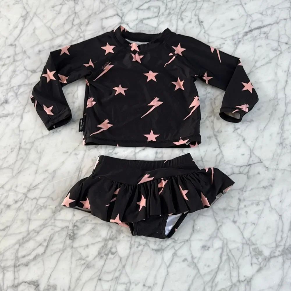 Tiny Tribe | Lightning Two-Piece Swimsuit Sz 12Month